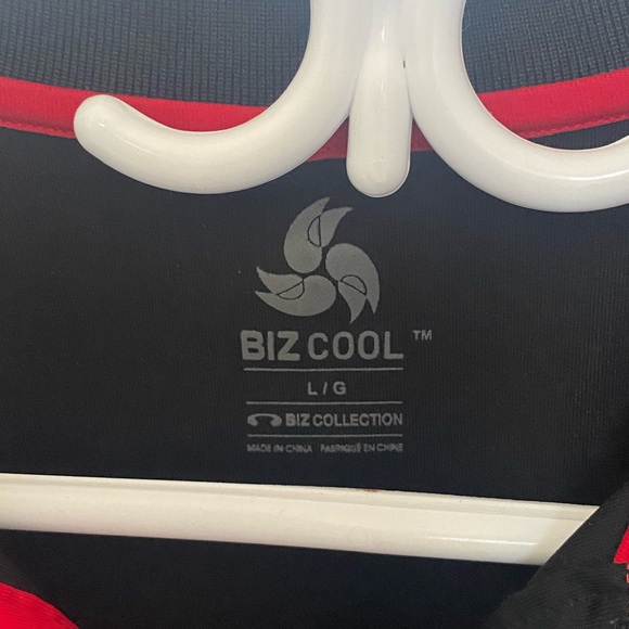 Biz-Cool Golf Shirt men’s large - Picture 3 of 5